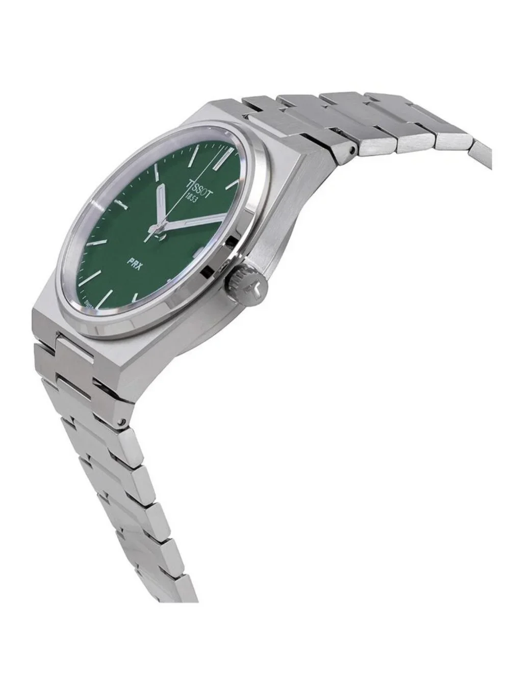 NWT Tissot PRX T-Classic Quartz Green Dial Men's Watch